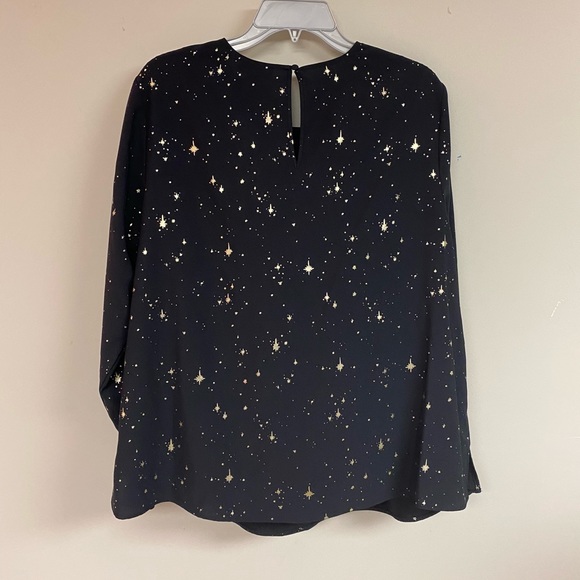 Madison Blk/Gold Starry Night Top - Picture 7 of 7